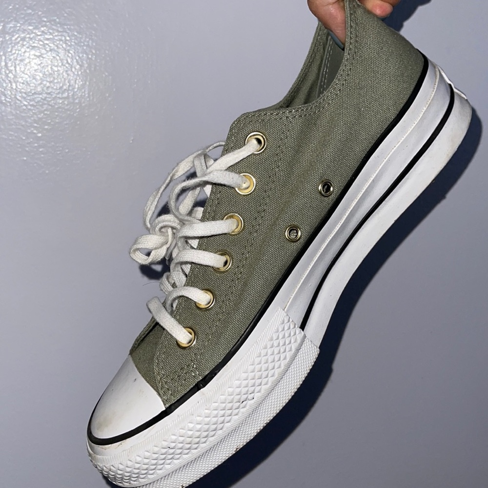 Limited edition Converse platform low top sneakers